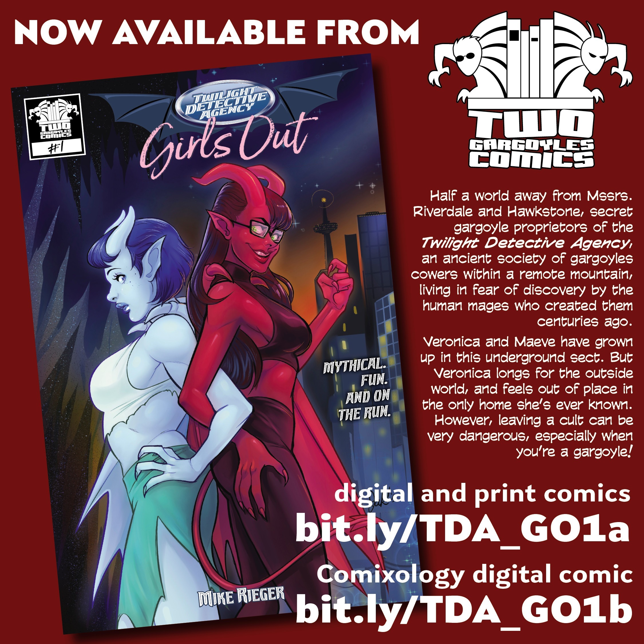 TWILIGHT DETECTIVE AGENCY: GIRLS OUT #1 LAUNCHES!