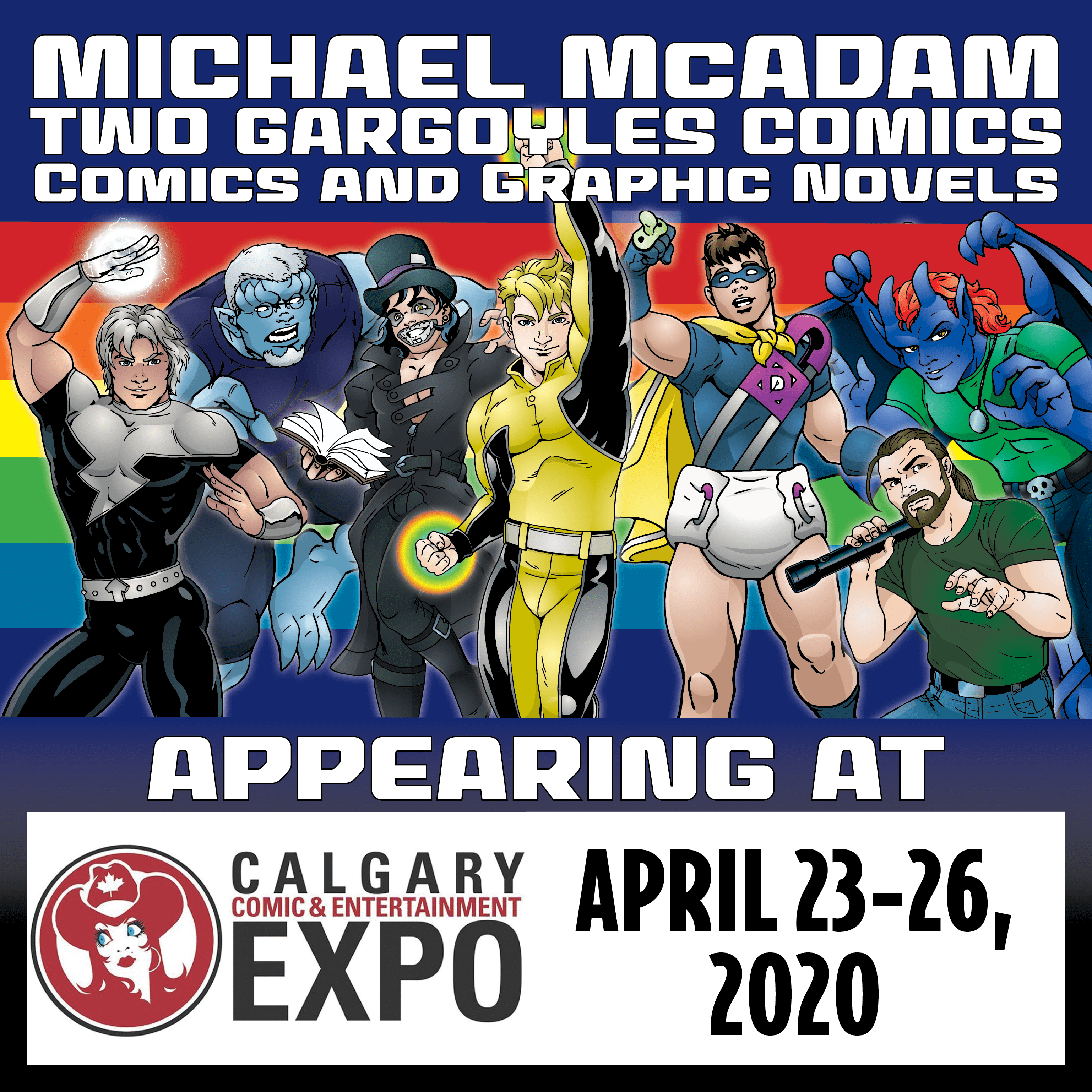 Appearing at Calgary Expo 2020!