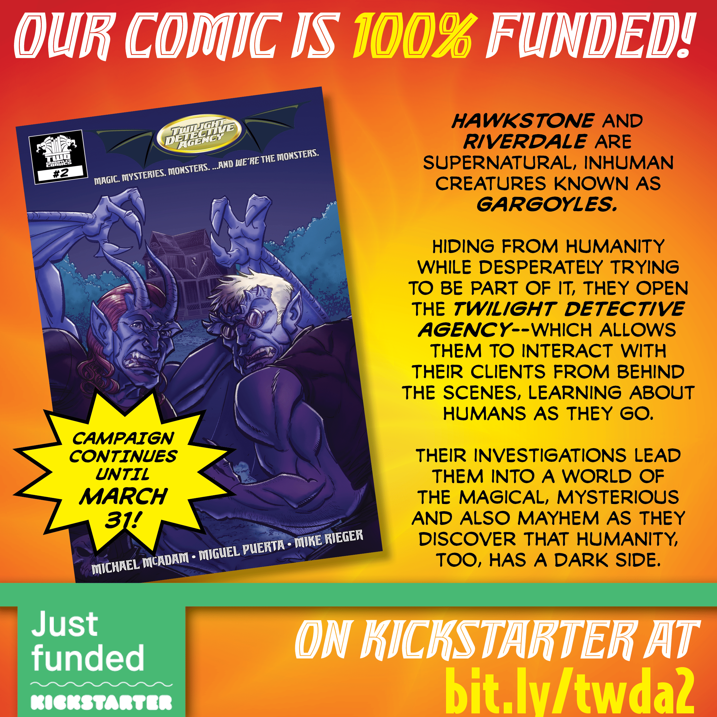 FULLY FUNDED!