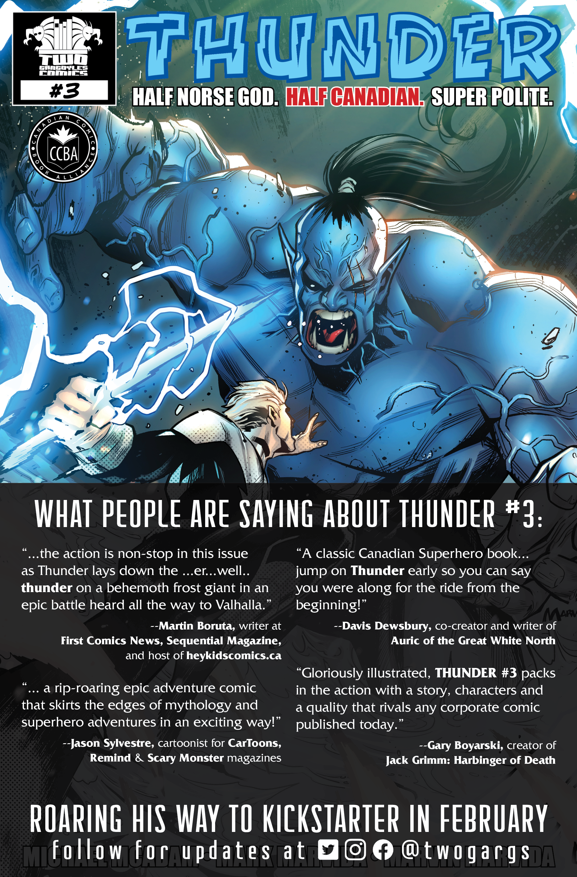 THUNDER #3 COMING TO KICKSTARTER!